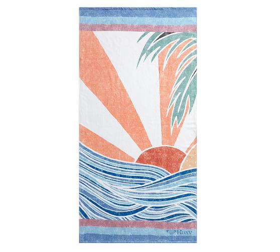 Roxy Vintage Moment Beach Towel | Pottery Barn