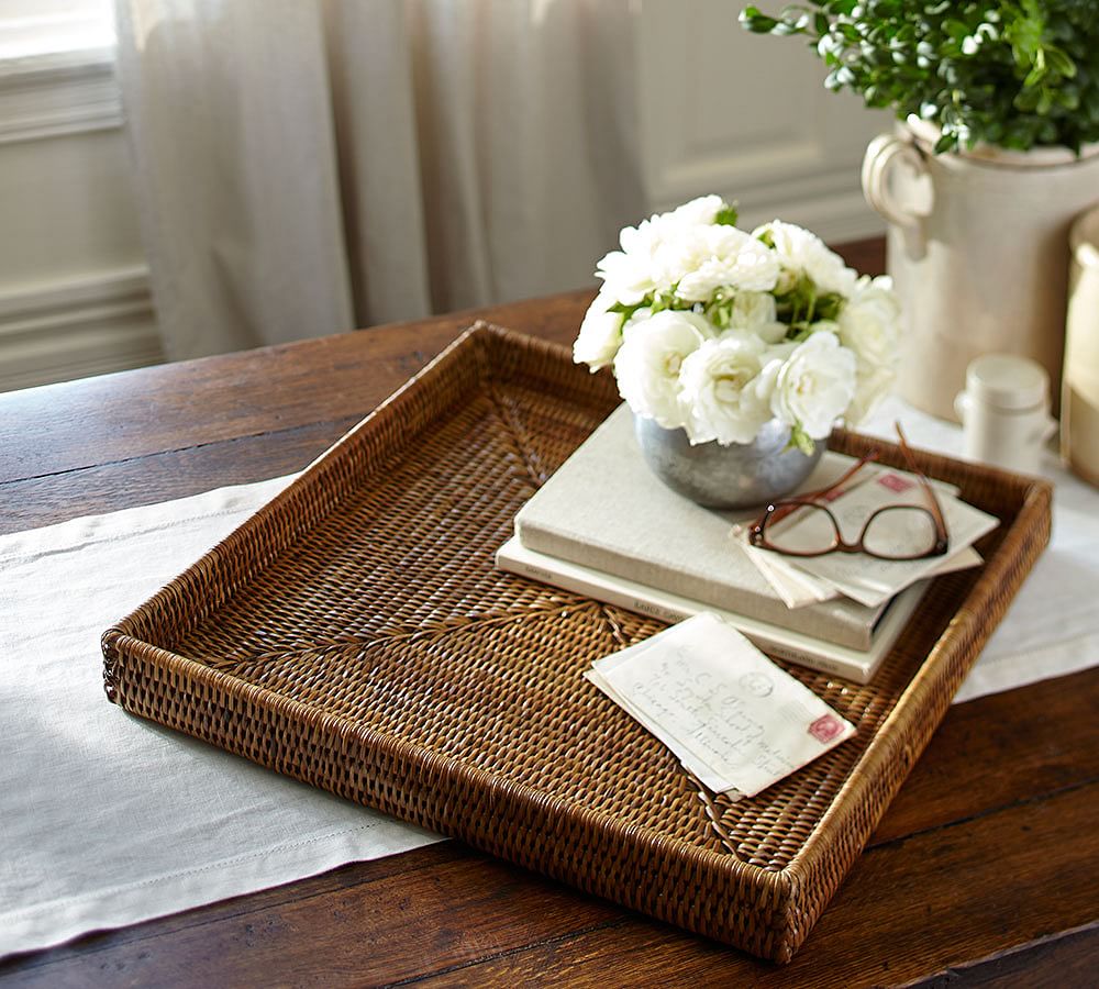 Large Woven Square Tray