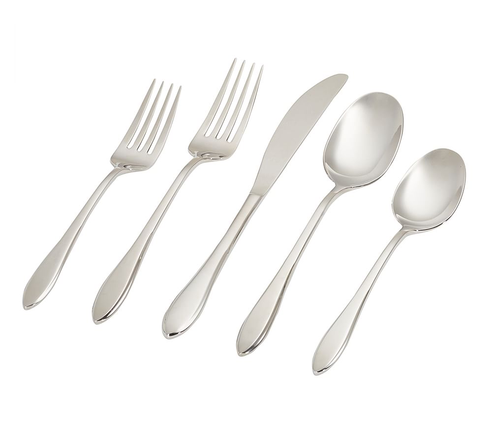 Peyton Curve Stainless Steel Flatware Sets