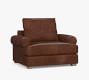 Canyon Roll Arm Leather Chair