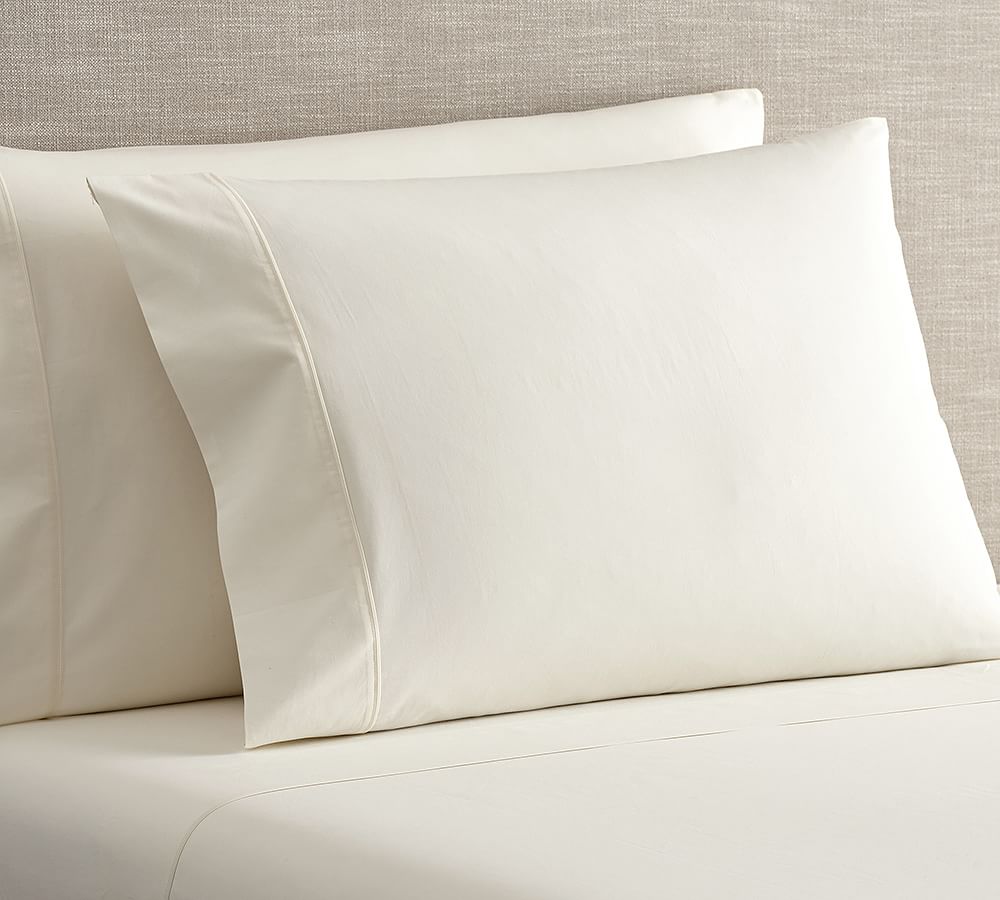 PB Classic 400-Thread-Count Pillowcases Set of 2 - Ivory