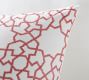 Astrid Trellis Embroidered Outdoor Pillow