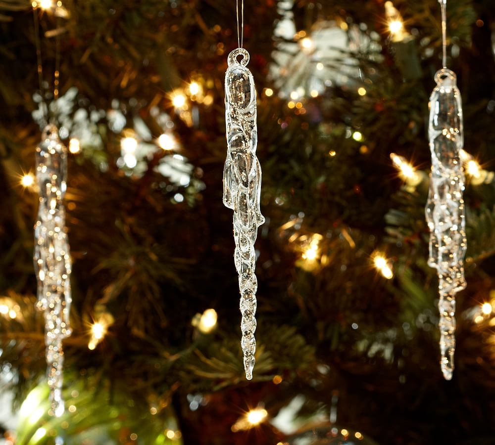 Droopy Icicle Ornament