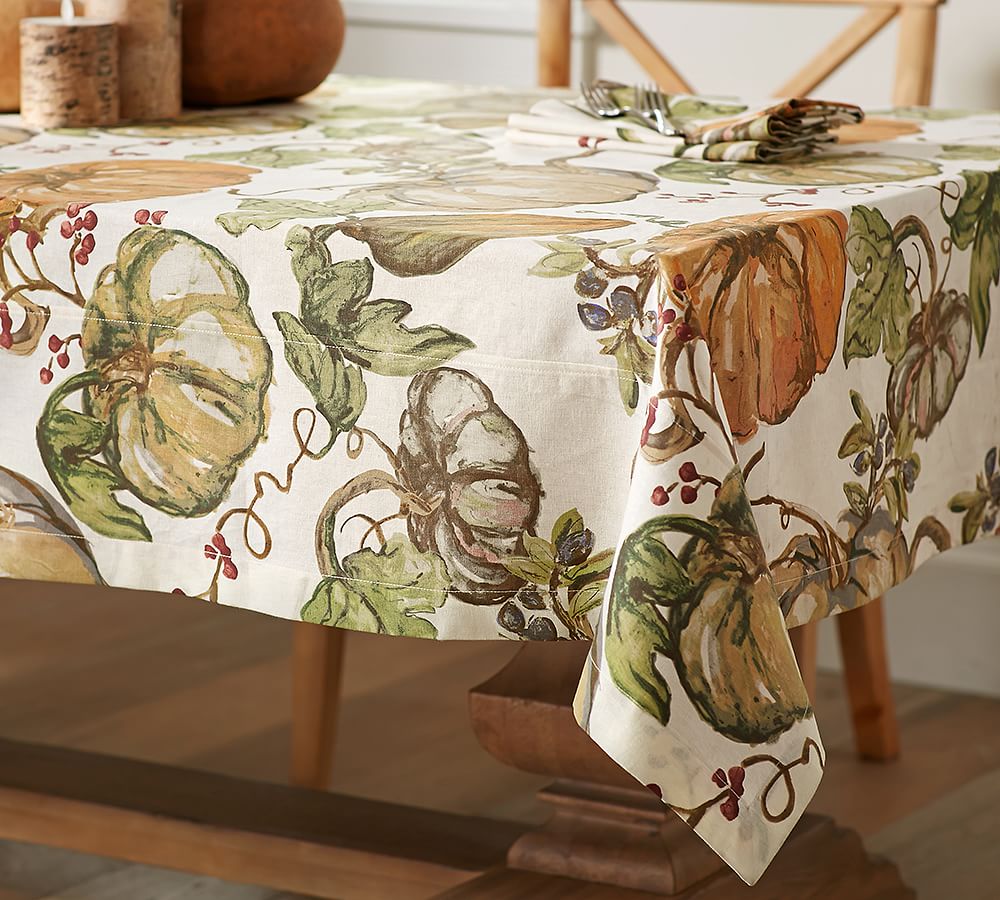 Harvest Pumpkin Tablecloth