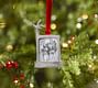 Personalizable Reindeer Frame Ornament