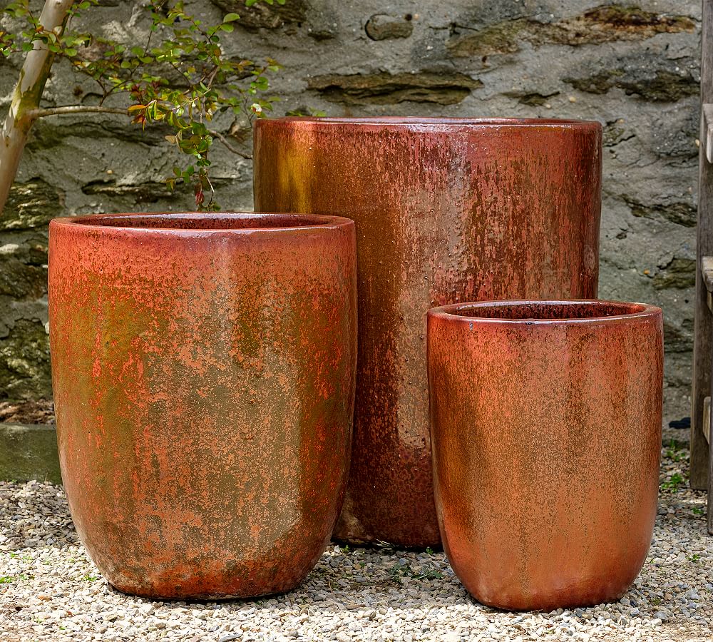 Kira Glazed Terracotta Planter