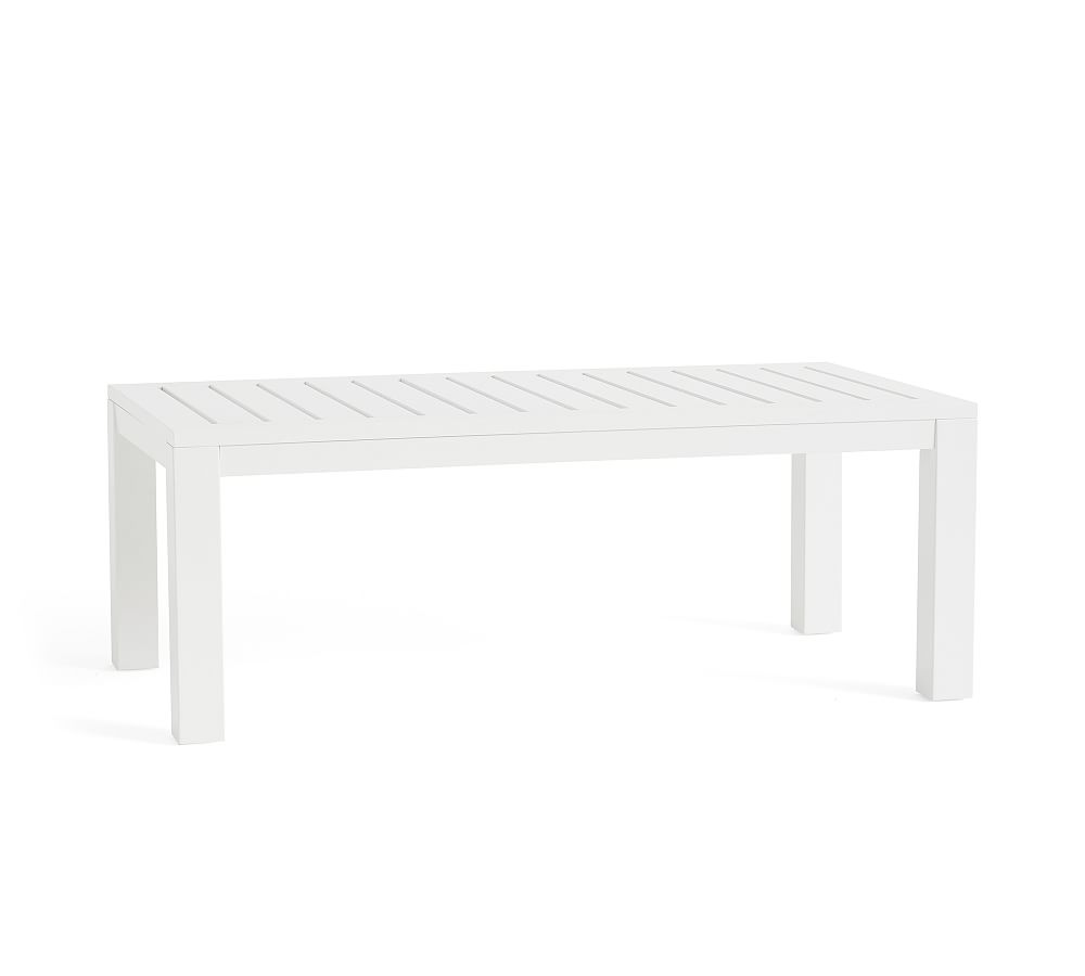 Indio Metal Coffee Table, White (43&quot;)