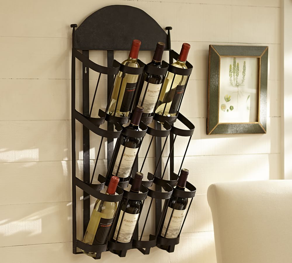 Vintners Wall-Mount Wine Rack