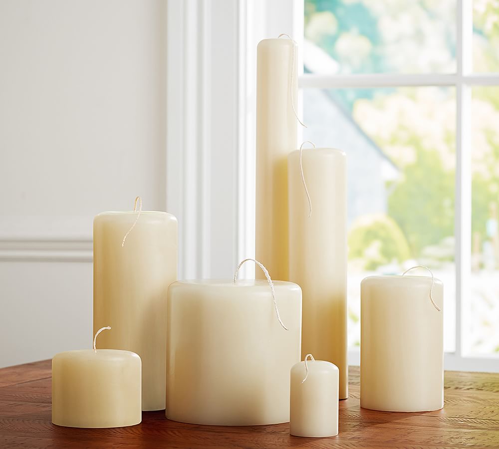 Long Wick Candle - Ivory