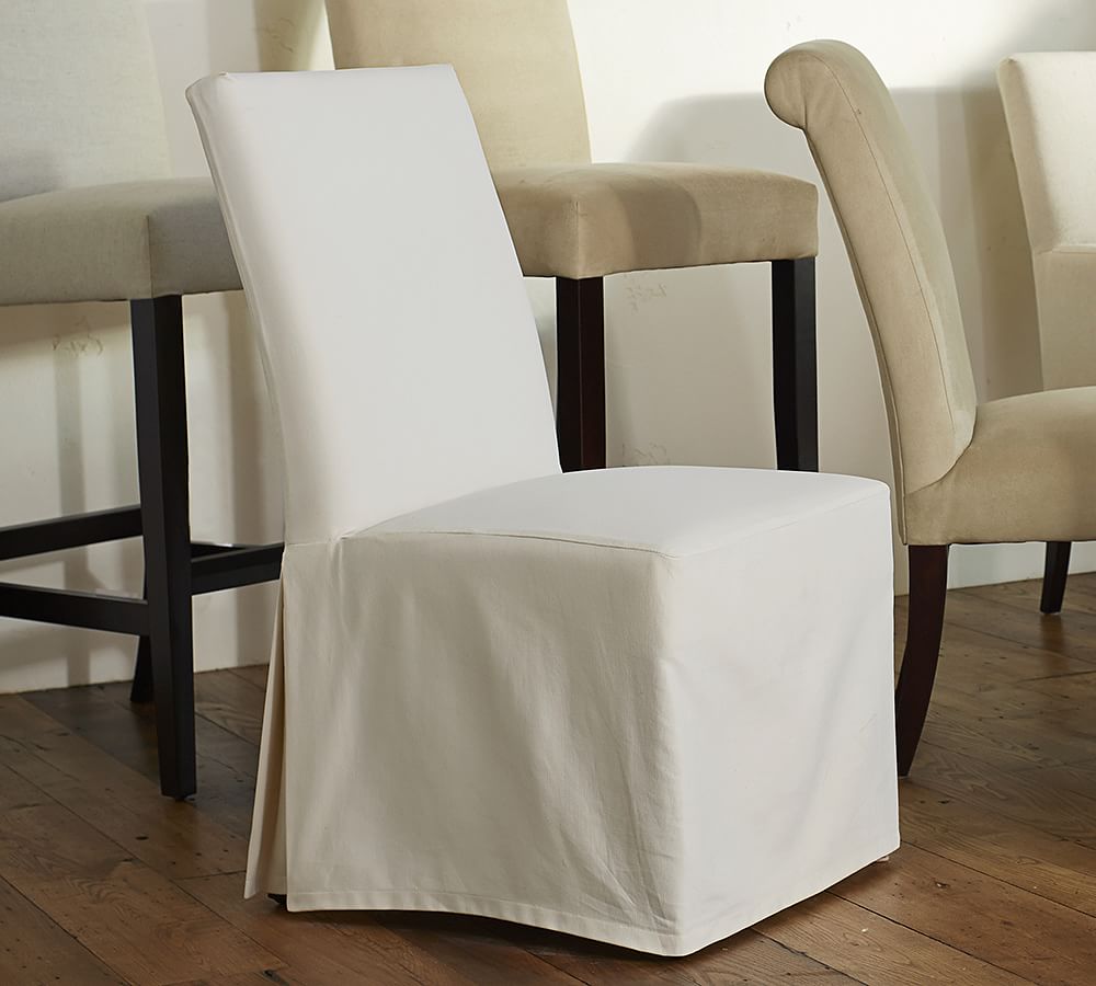 PB Comfort Square Dining Side Chair Replacement Slipcovers