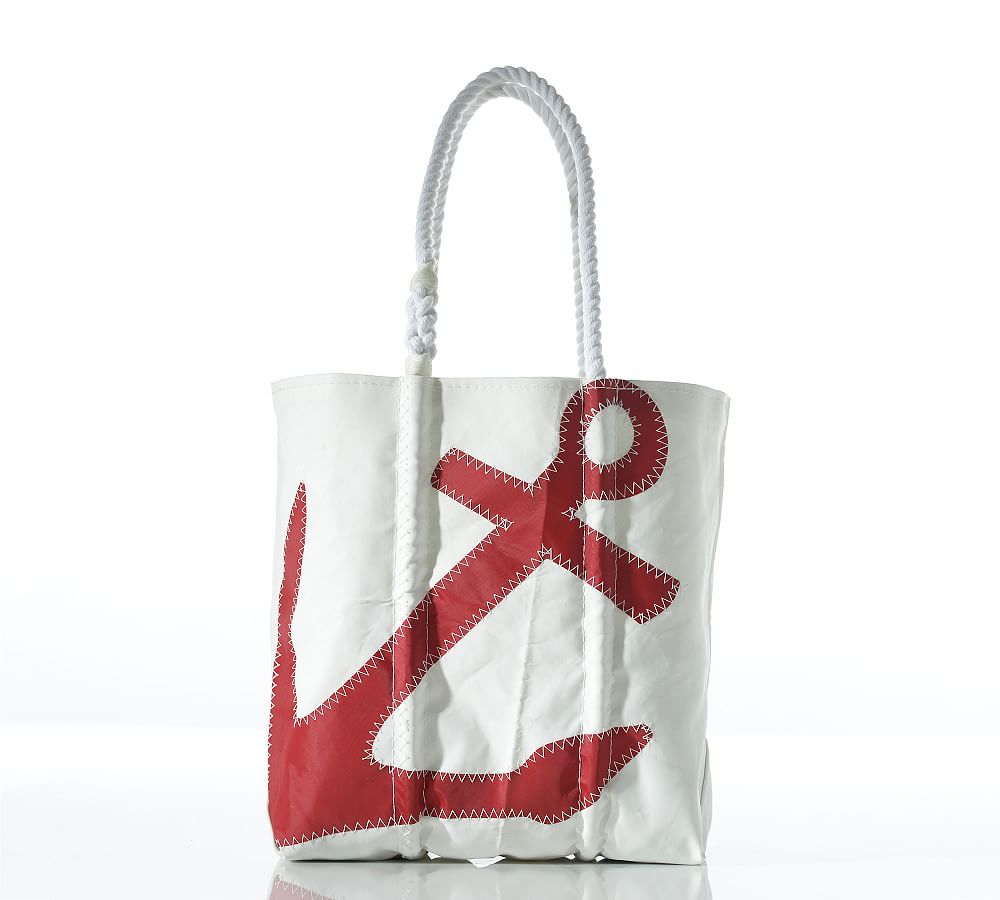 Red Anchor Tote Bag