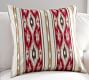 Holiday Ikat Striped Pillow Cover