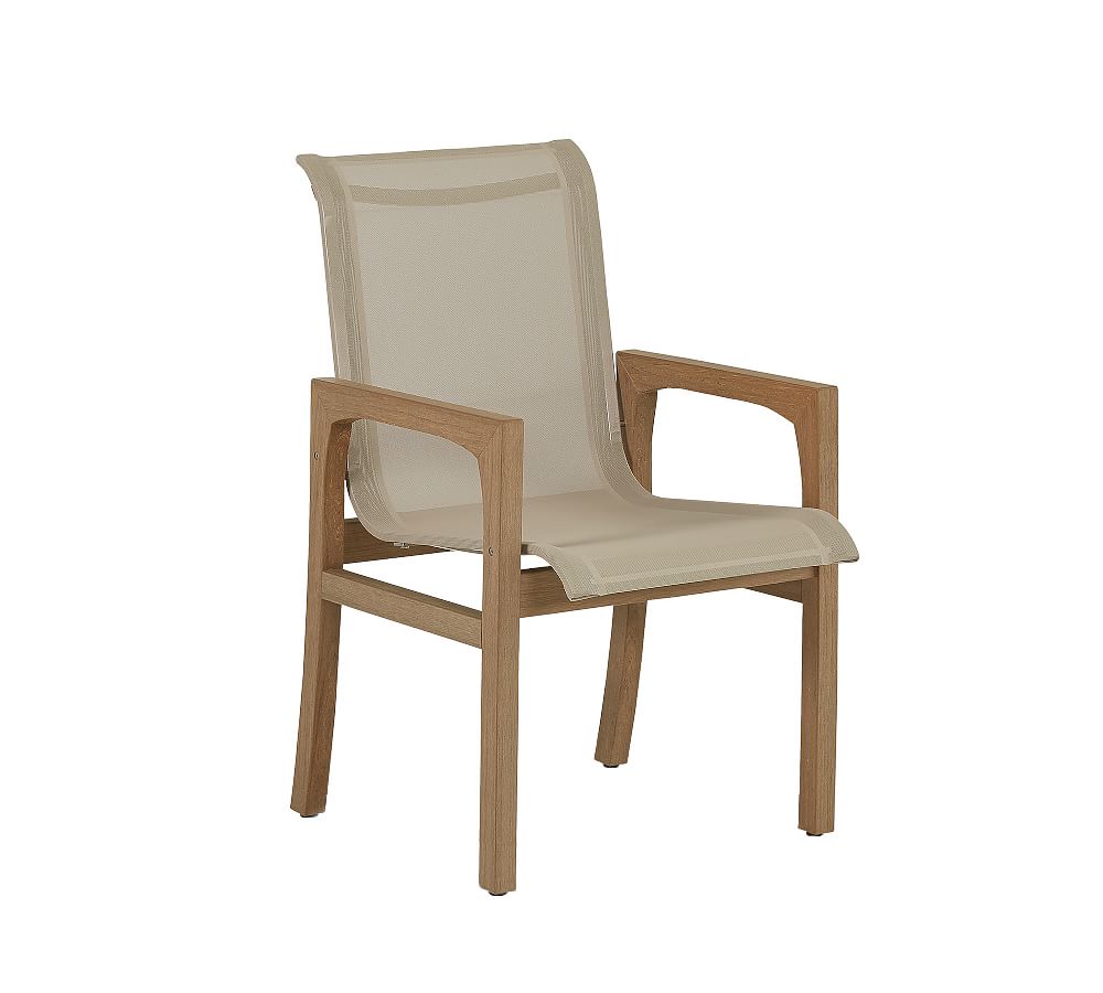 Tropez Faux Teak Dining Chair, Set of 2, Dune