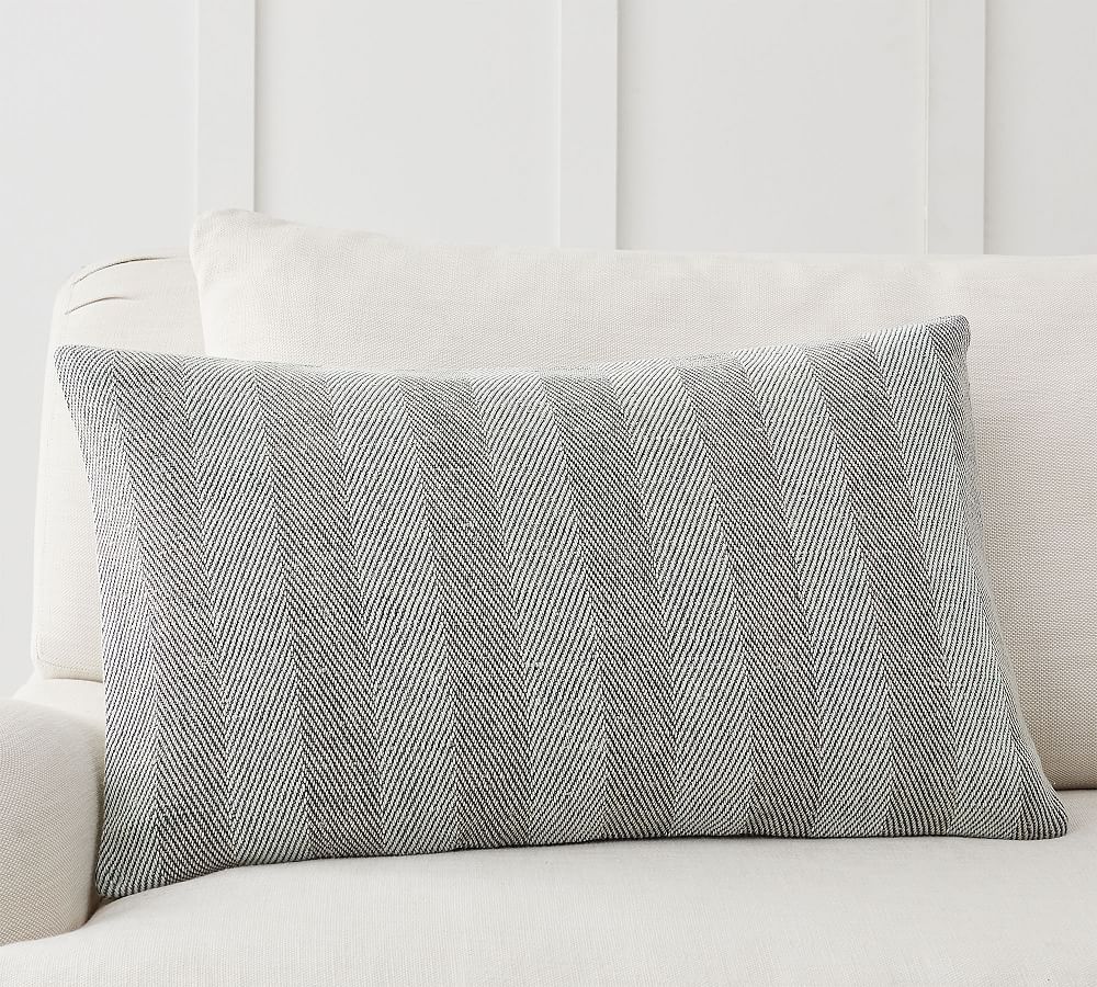 Priela Striped Lumbar Pillow Cover