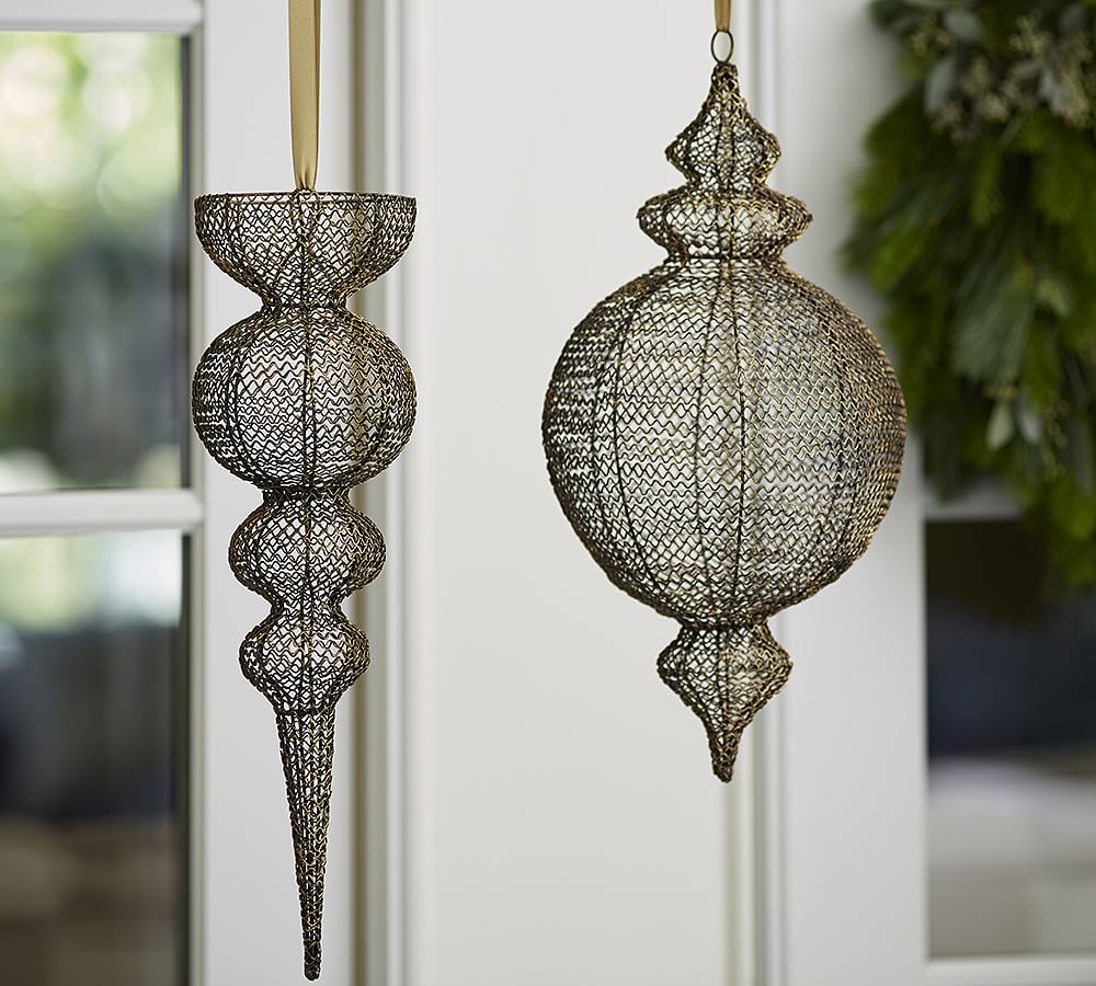 Hanging Wire Outdoor Ornaments
