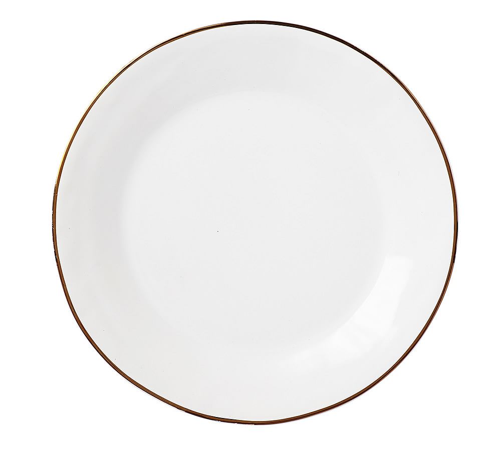 Gigi Gold Rim Dinner Plate, Set of 4