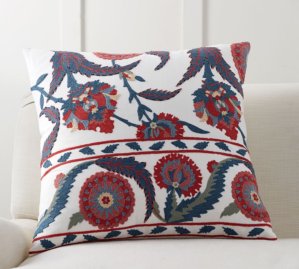 Anu Embroidered Pillow Cover