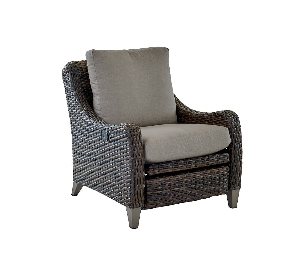 Abrego All-Weather Wicker Leg-Lift Lounge Chair