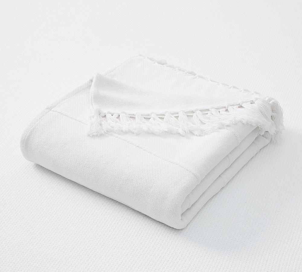Cotton Fringe Blanket