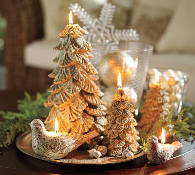 Icy Tree Candle | Pottery Barn