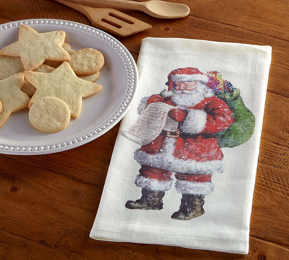 Nostalgic Santa Kitchen Towel