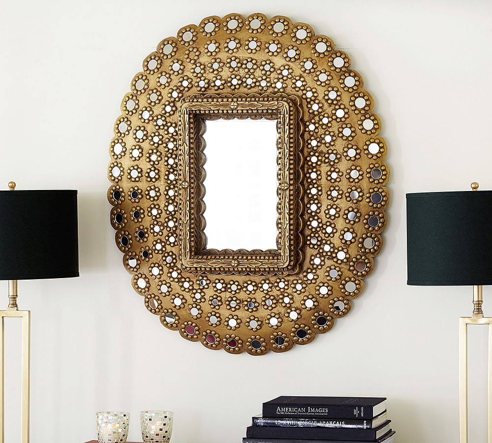 Peacock mirror on sale