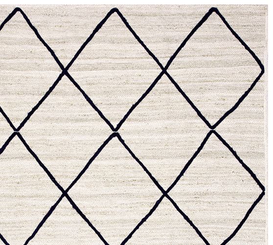Jute Lattice Rug Swatch Pottery Barn