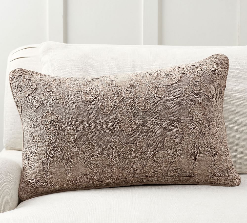 Marie Embroidered Pillow Cover