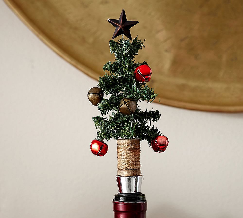 Christmas Tree Ornament Bottle Stopper