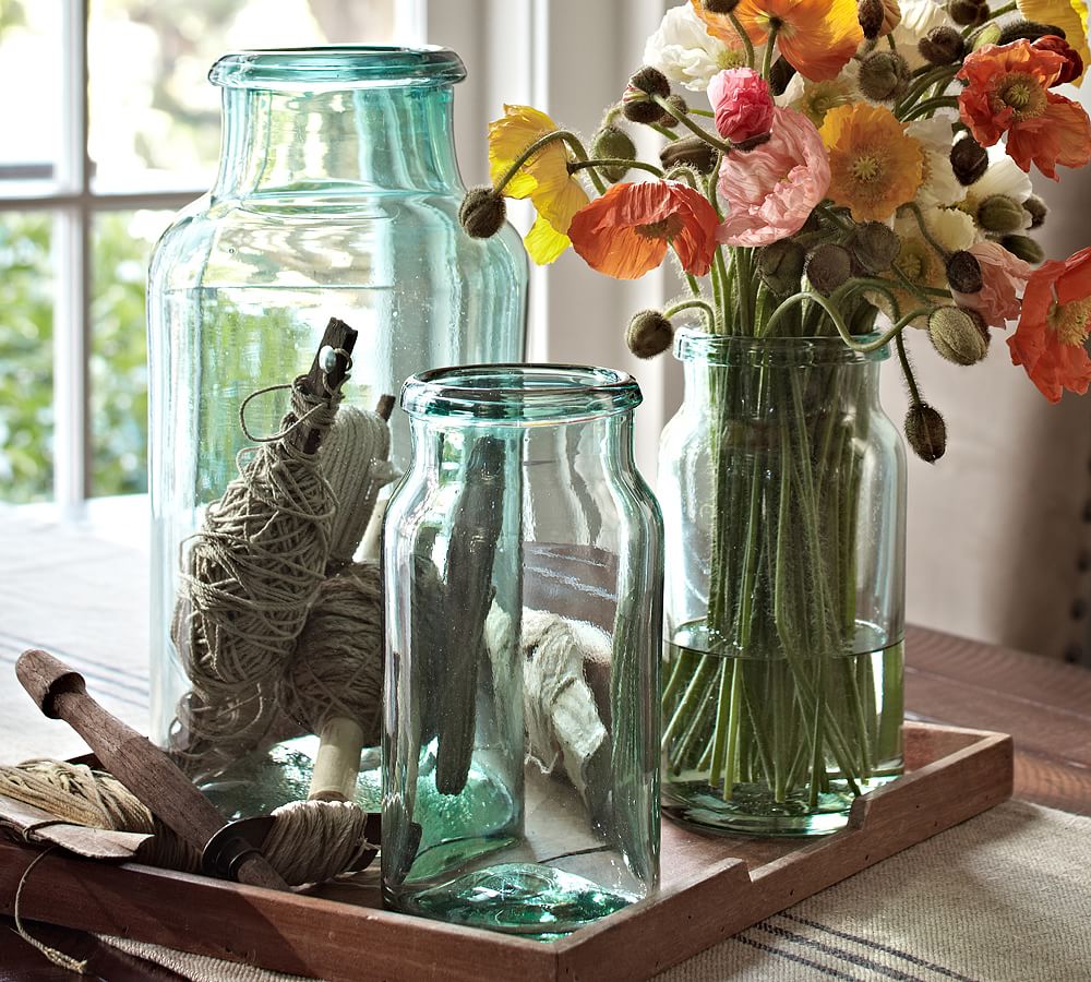 Recycled Glass Jars