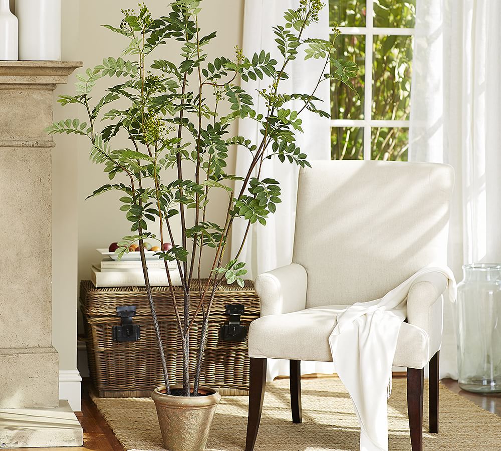 Faux Potted Ashbury Plant