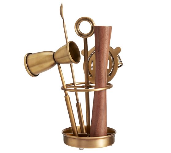 Bleecker Bar Tool Set Bar Accessories Pottery Barn
