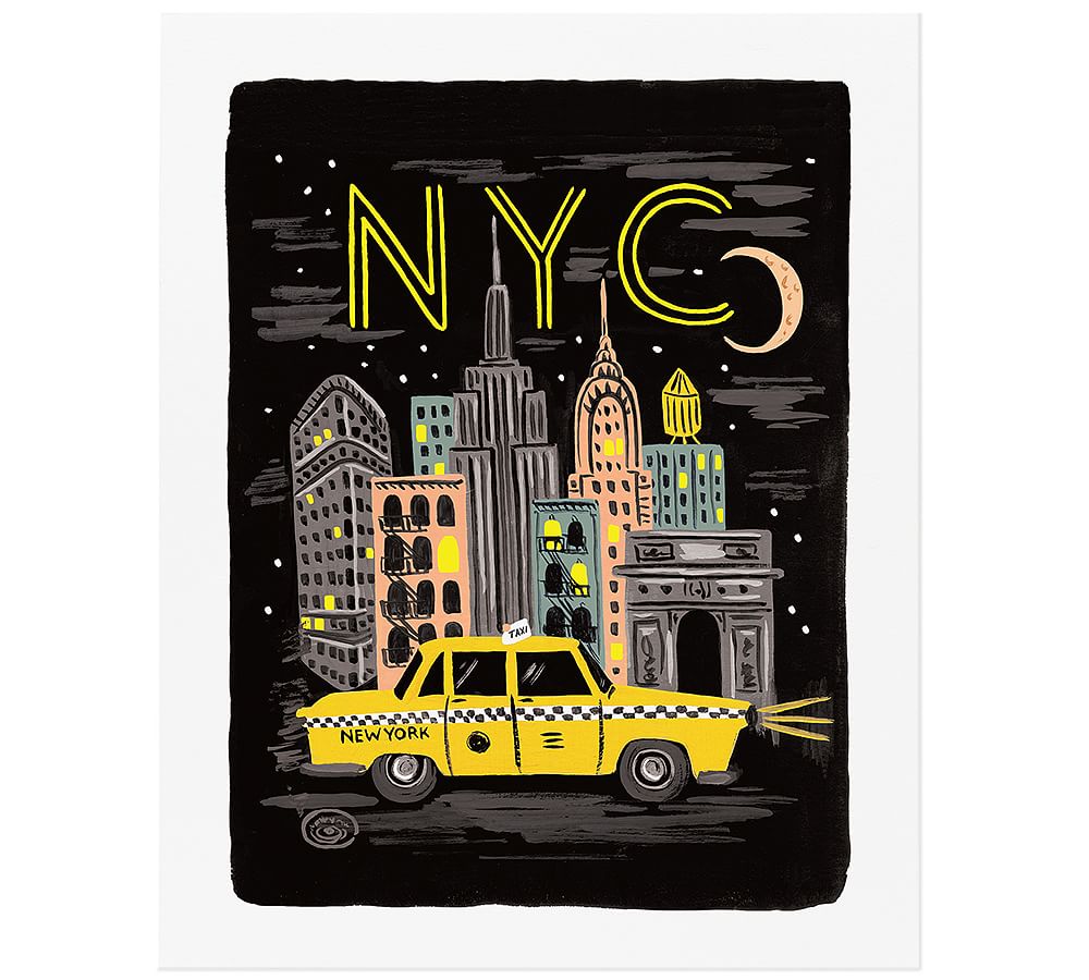 NYC At Night&#160;by Rifle Paper Co.