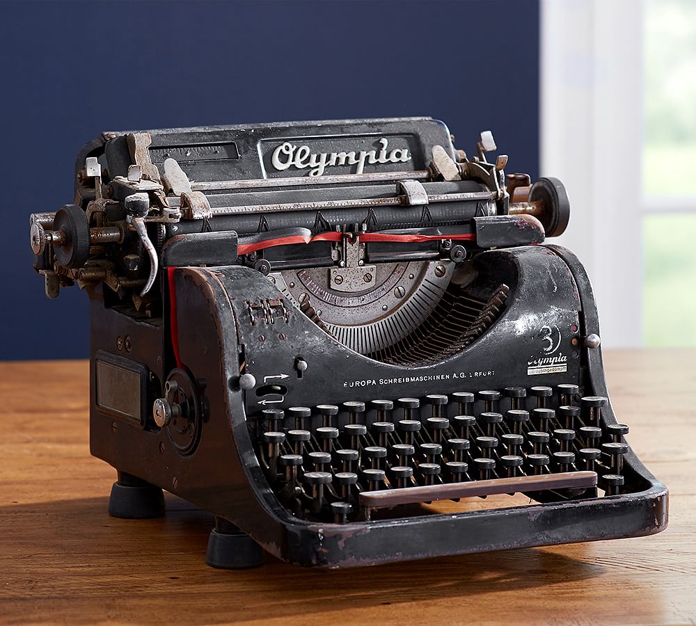 PB Found Vintage Typewriter