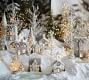 Lit German Glitter Village Houses, Benefiting Give A Little Hope Campaign