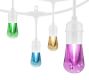 Color Changing Outdoor LED String Lights - White