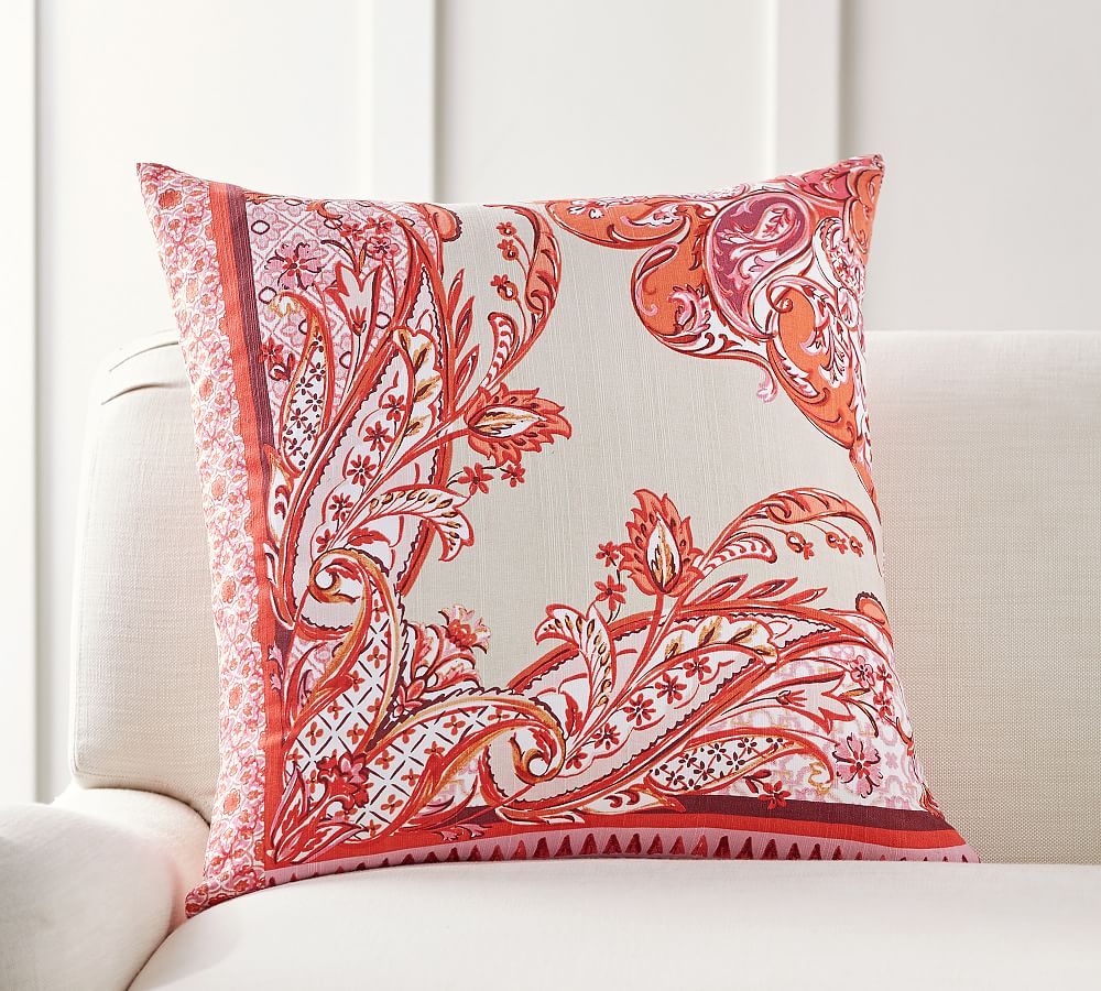 Olympia Paisley Printed Pillow Cover