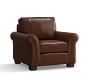 PB Comfort Roll Arm Leather Chair