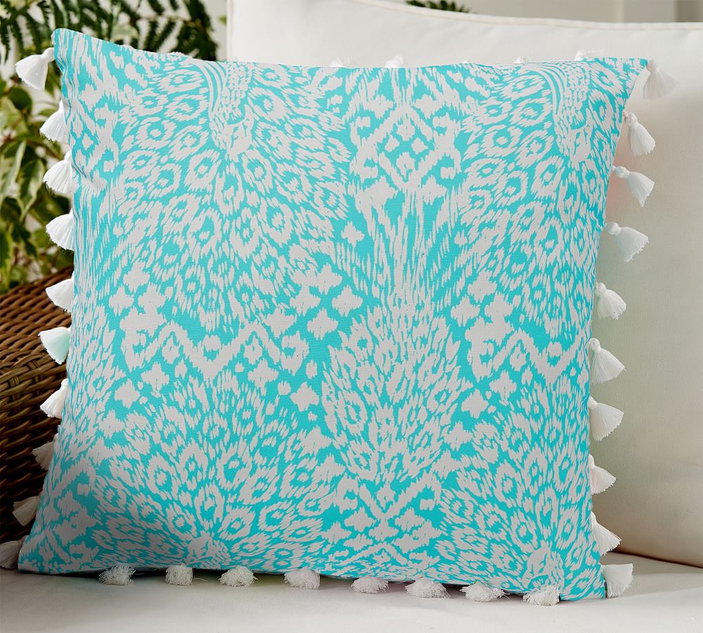 Outdoor Lilly Pulitzer Printed Pillow - Pineapple Party