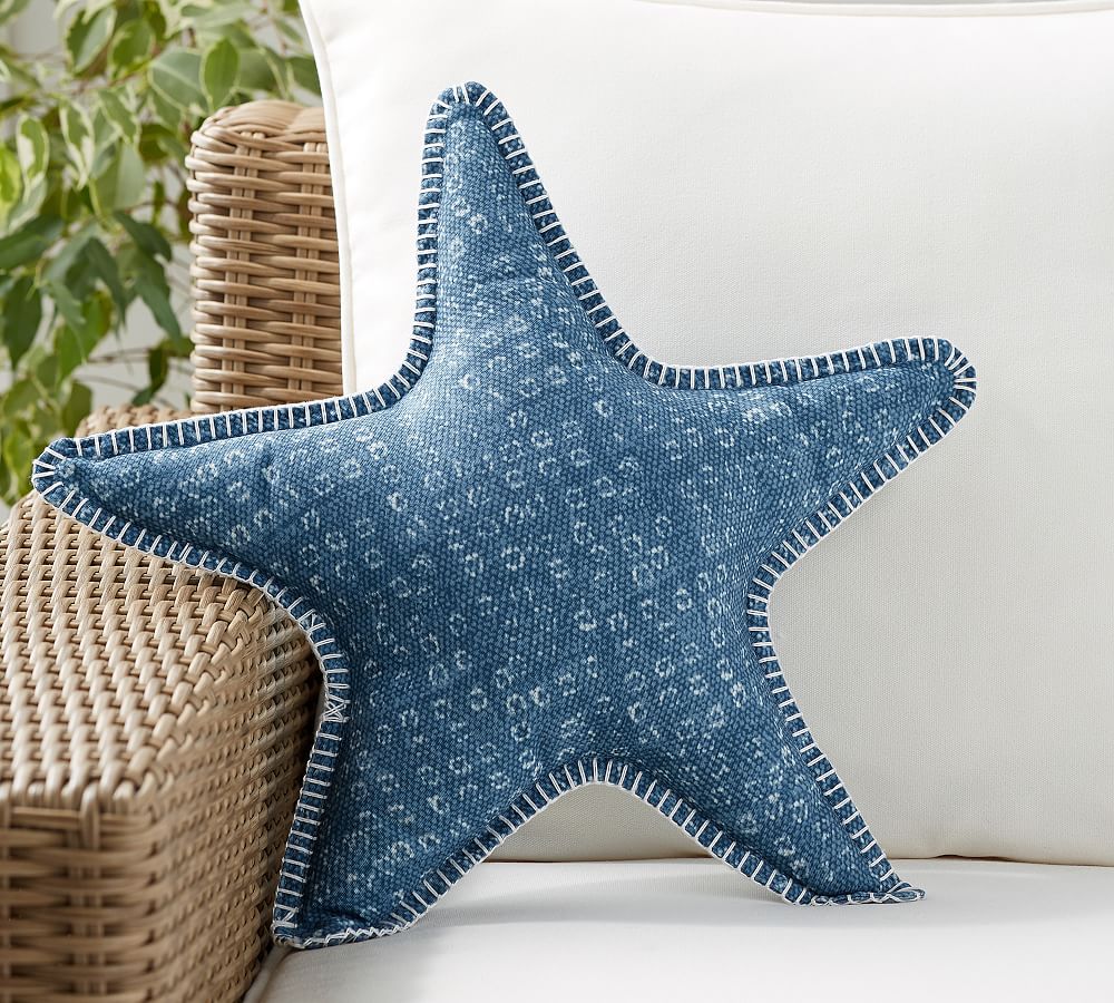 Starfish Shaped Outdoor Pillow