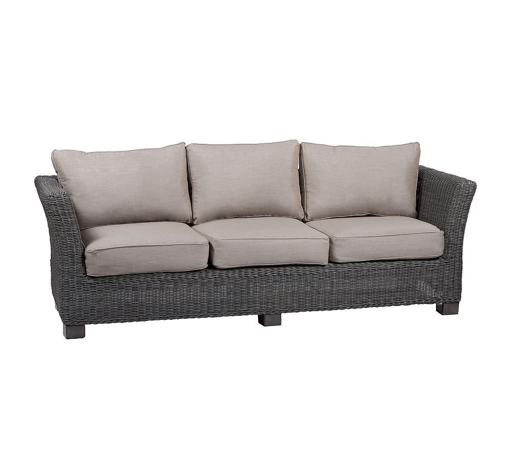 Cannon All-Weather Wicker 90.5&quot; Sofa