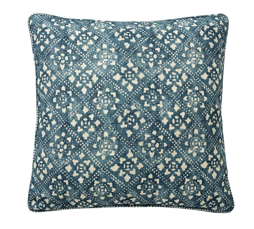 Leada Print Pillow Cover - Blue Multi