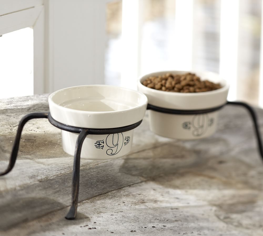 Pottery barn dog store bowls