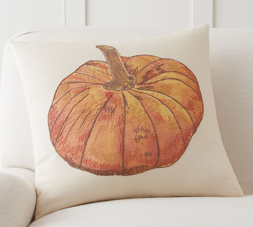 Oversized Pumpkin Pillow Cover