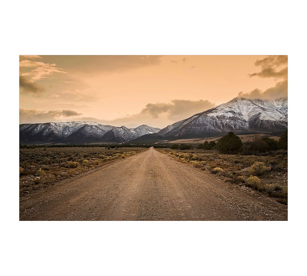 Mountain Road Framed Print by Jennifer Meyers