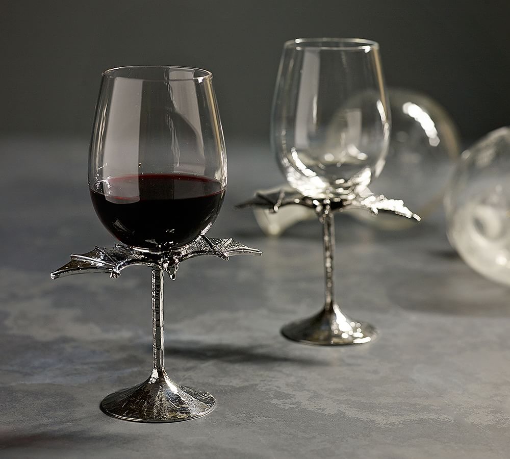 Bat Wine Glass