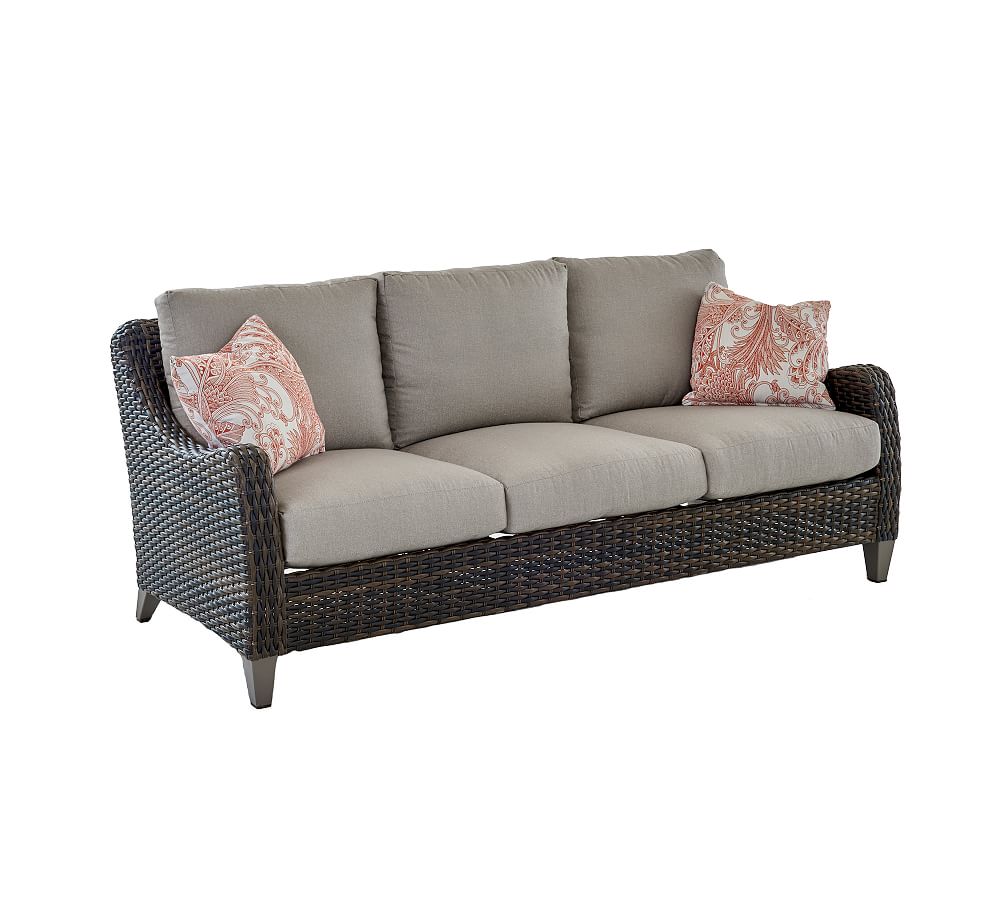 Abrego All-Weather Wicker 83&quot; Sofa