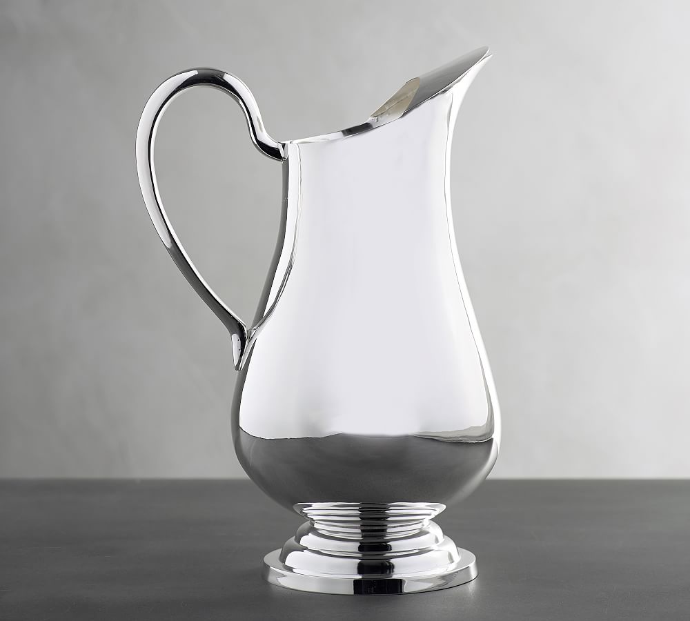 Polished Silver Pitcher