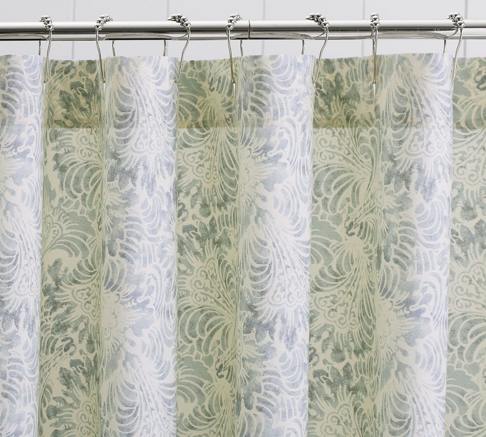 Mari Percale Shower Curtain