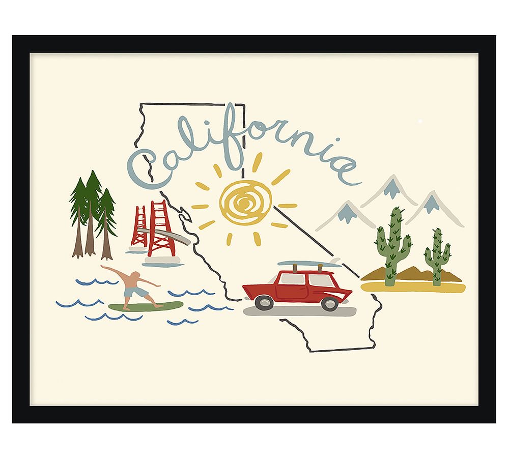 California Framed Print